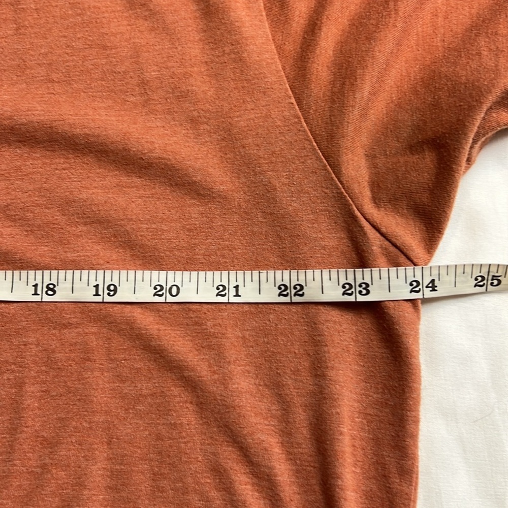 Patagonia Slim fit Rust Color Short Sleeve Crewneck Soft T-Shirt SZ XXL - Picture 4 of 7